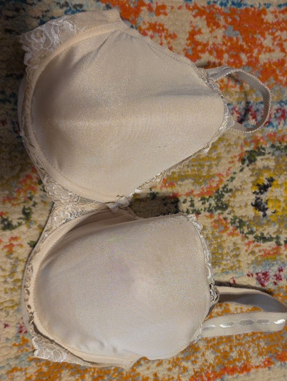 Paramour Cream Lace Trim T-Shirt Bra